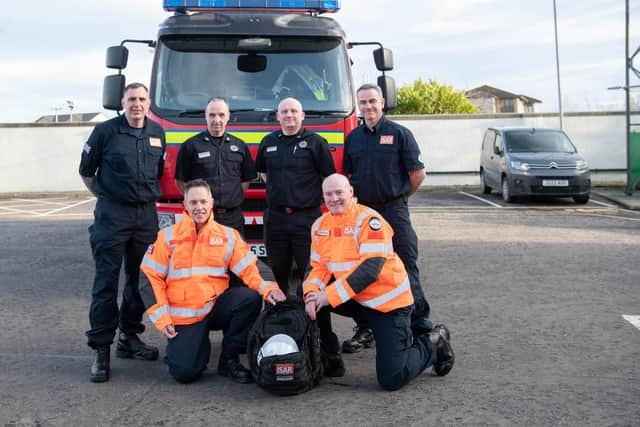 Back: Tony Armstrong, Bruce Farquharson, Andy Buchan, John Aitchison, Front: Keith Gauld, Steven Adams.