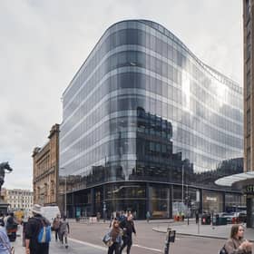 The move sees Hitachi Energy lease the top floor at the landmark 110 Queen Street building in Glasgow city centre.