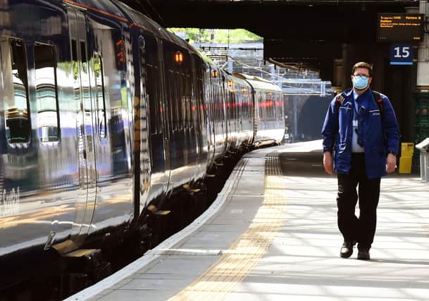 ScotRail passenger numbers remain down by around 80 per cent. Picture: Lisa Ferguson
