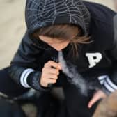 A child vaping. The Scottish Government wants to crack down on access to disposable vapes