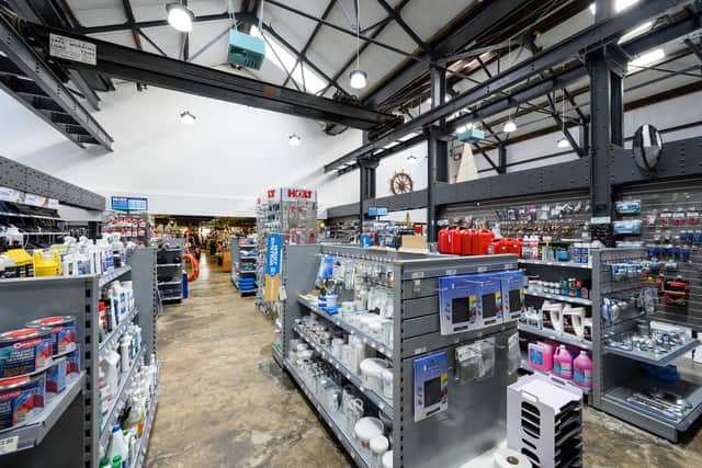 Port Edgar houses a wide range of associated businesses.