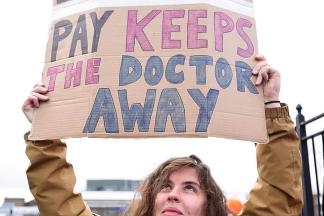 Junior doctors in Scotland could walk out for three days over pay