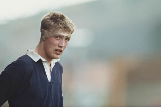 Doddie Weir takes part in an Under-21 match against Wales in 1991 (Picture: Tom Hevezi/Allsport/Getty Images)