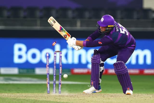 Mark Watt and Scotland have found life tough at the T20 World Cup.