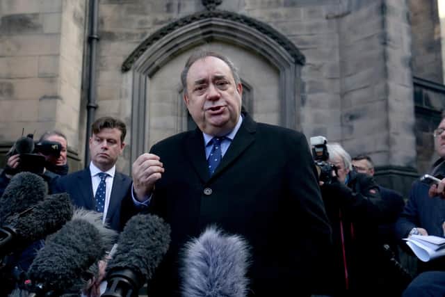 Alex Salmond won a judicial review case against the Scottish government's handling of harassment complaints against him. (Picture: Jane Barlow/PA)