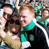 Neil Lennon tasted success with Hibs, including winning the Championship in 2017