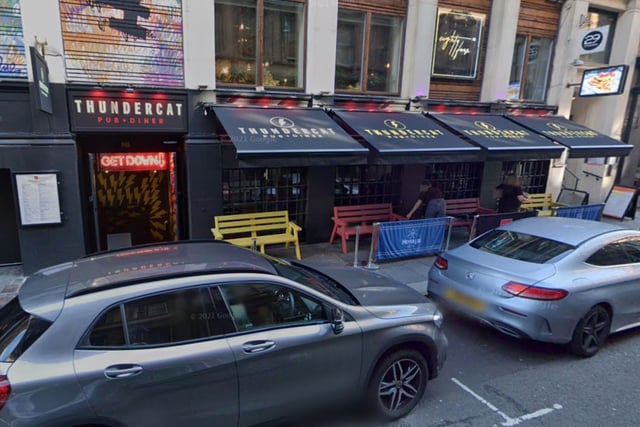 Half pub, half traditional American diner, Thundercat is located on Glasgow's Miller Street in the city centre and is well known for its deep dish pizza pies. MargaretS said: "What a fantastic place. Food was delicious and great portion sizes, the service was excellent and the atmosphere of the place was really chilled out. We will definitely be back."