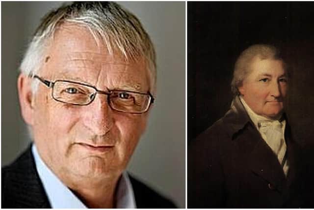 Dr David Alston, author and historian, and Thomas Cuming, who made his fortune in Demerara, where he owned 600 enslaved Africans and two sugar plantations. When he returned to Scotland, he had this portrait painted by society artist Henry Raeburn. PIC: Creative Commons.