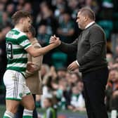 Celtic manager Ange Postecoglou  hails James Forrest after he scored a hat-trick.