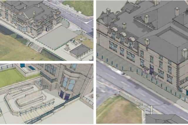 Artist's impressions of the work planned for the R & A clubhouse in St Andrews