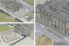 Artist's impressions of the work planned for the R & A clubhouse in St Andrews