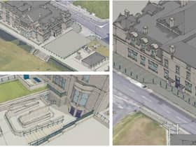 Artist's impressions of the work planned for the R & A clubhouse in St Andrews