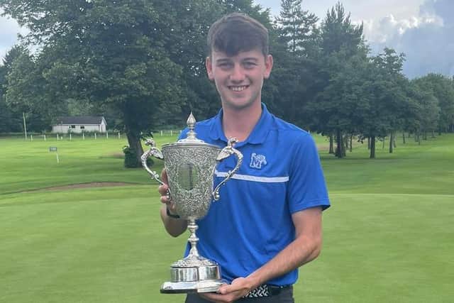 James Morgan's win in the Cameron Corbett Vase at Haggs Castle helped him top the Scottish Men's Order of Merit.