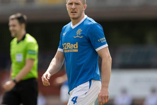 Rangers midfielder John Lundstram has earned praise from manager Giovanni van Bronckhorst for his performances in the wins over Hearts and Hibs. (Photo by Steve  Welsh/Getty Images,)