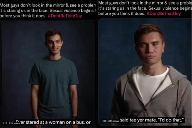 Don't Be That Guy: Police Scotland launches new campaign to tackle male sexual entitlement