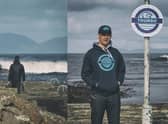 Will Beeslaar of Staunch Industries, giving the surfing mecca of Thurso East its very own tube station sign PIC: Janeanne Gilchrist / Staunch