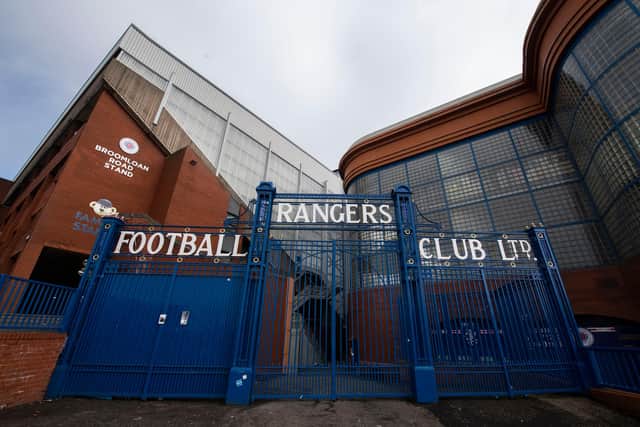 Ibrox Stadium, Glasgow. Picture: SNS