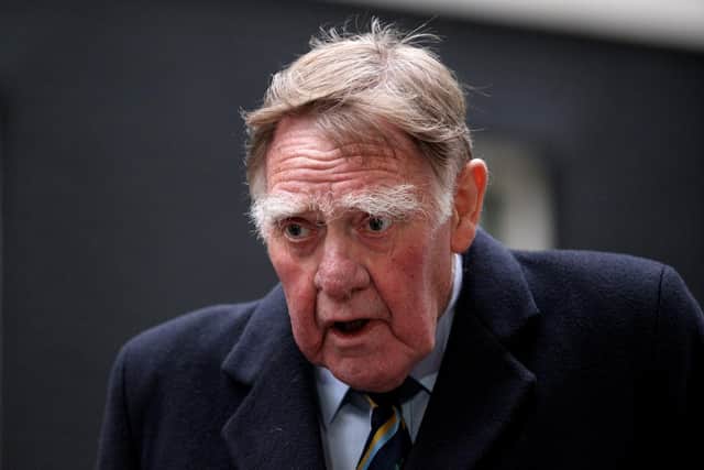 Sir Bernard Ingham pictured in 2010 in London