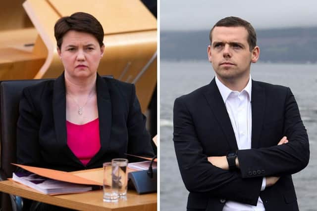 The Scottish Conservatives could lose their position as the second largest party at Holyrood, as the SNP secures an outright majority of seats, a bombshell new poll suggests.
