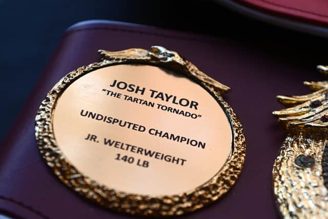 The undisputed champion 'Tartan Tornado' met the 'Tartan Legend' Ken Buchanan 50 years after his undisputed title win. (Picture: John Devlin)