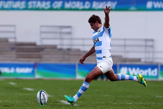 Argentina stand-off Domingo Miotti will play for Glasgow Warriors in the 2021-22 season. (Photo by Nigel Roddis/Getty Images)