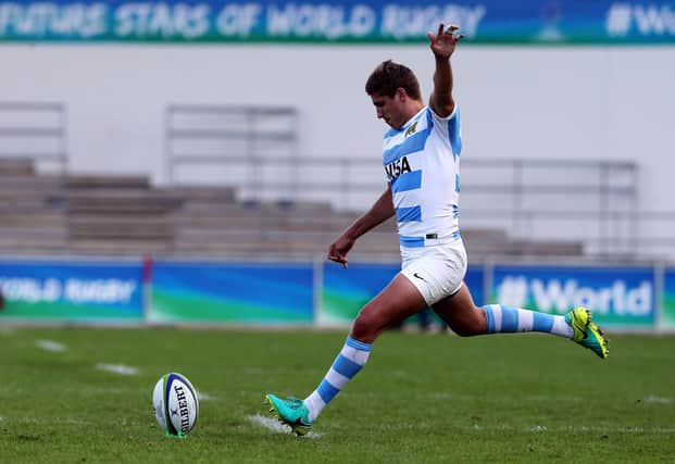 Argentina stand-off Domingo Miotti will play for Glasgow Warriors in the 2021-22 season.  (Photo by Nigel Roddis/Getty Images)