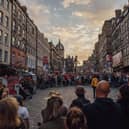 The Royal Mile during the Fringe.