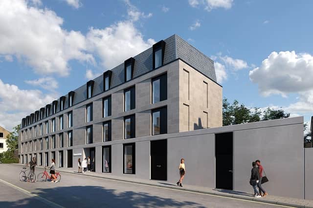 How the new student flats development at East Newington Place, Edinburgh should look when completed.