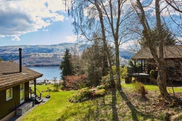 Loch Tay Highland Lodges - view of the Loch from the lodges.