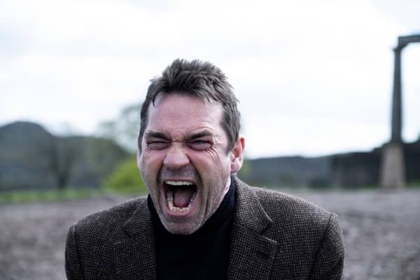 Scottish actor and Hibs fan Dougray Scott said he 'hated' wearing Rangers top in the film Twin Town.