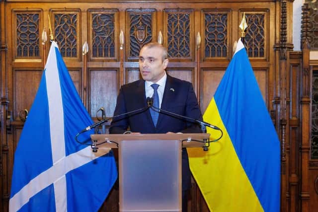 Ukrainian consulate for Scotland, Andrii Kuslii, worked at the Foregn Ministry of the Ukrainian Government when war broke out.