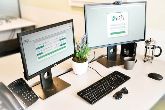 The IbisVision platform allows optical professionals to remotely examine eyes. Picture: contributed.