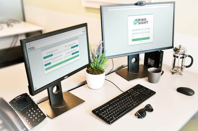 The IbisVision platform allows optical professionals to remotely examine eyes. Picture: contributed.