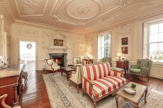 Interior: Despite its 18,700sq ft size, Bargany House is described as easily managed, with six reception rooms. There is also a gym, cinema, music room, billiards room and studies.