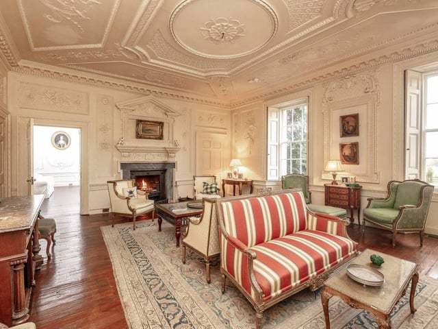 Interior: Despite its 18,700sq ft size, Bargany House is described as easily managed, with six reception rooms. There is also a gym, cinema, music room, billiards room and studies.