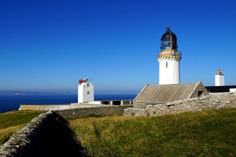 The Dunnet Head Lighthouse is situated on the most northerly point of the Scottish mainland by the local town Thurso.