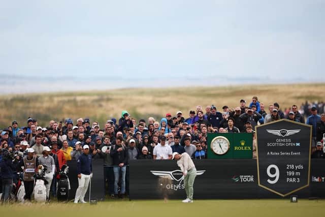 Big crowds turned out at The Renaissance Club for last week's Genesis Scottish Open, with Rory McIlroy attracting a lot of the attention. Picture: Jared C. Tilton/Getty Images.
