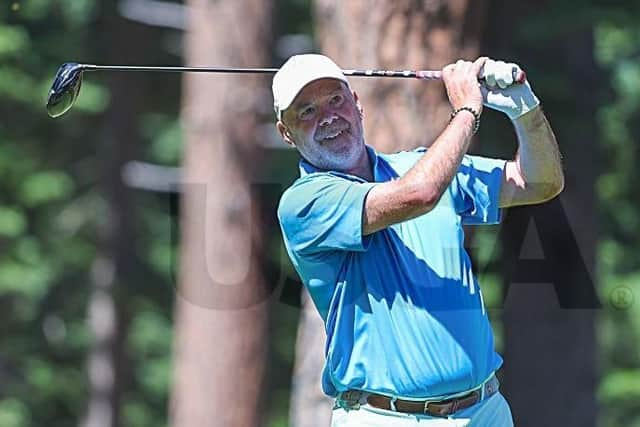 Erskine's Ronnie Clark pictured in action during last year's US Senior Amateur at Martis Camp golf course in Truckee, California. Picture: USGA