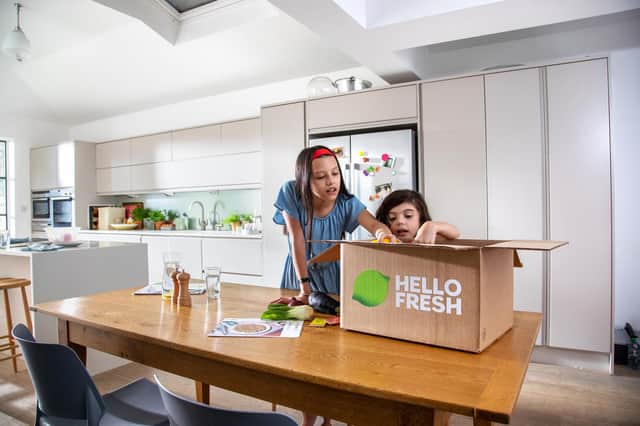 Companies such as Hello Fresh ship full meal kits to people's doors.