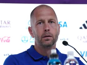 USA manager Gregg Berhalter during a press conference at the Main Media Centre in Doha, Qatar. Picture date: Thursday November 24, 2022.