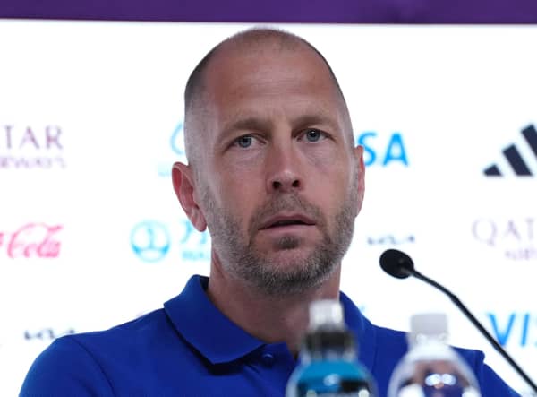 USA manager Gregg Berhalter during a press conference at the Main Media Centre in Doha, Qatar. Picture date: Thursday November 24, 2022.