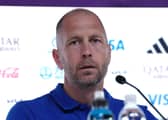 USA manager Gregg Berhalter during a press conference at the Main Media Centre in Doha, Qatar. Picture date: Thursday November 24, 2022.