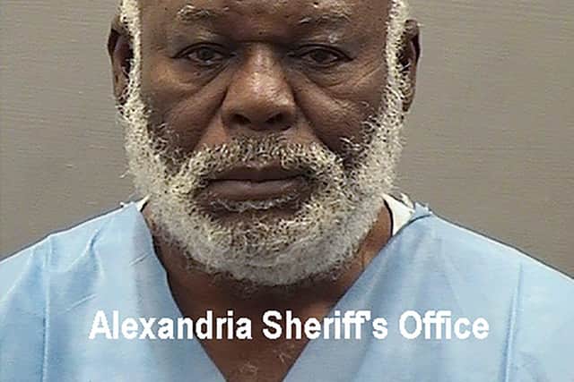 Abu Agila Masuc has been accused by authorities in the US of making the bomb that brought down Pan Am Flight 103 over Lockerbie. Picture: Alexandria Sheriff's Office via AP
