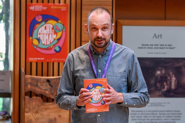 Daniel Abercrombie, associate director of the Scottish International Storytelling Festival PIC: Neil Hanna