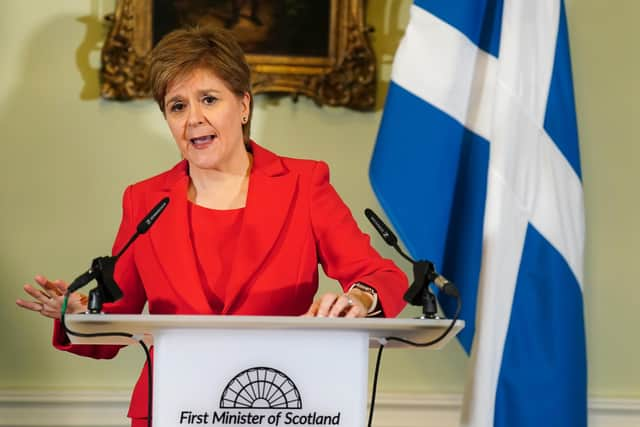 Christine Jardine and other politicians were moved by Nicola Sturgeon's resignation speech (Picture: Jane Barlow/pool/Getty Images)