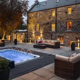 The property sleeps ten, with five bedrooms and bathrooms, a Hydropool swim spa and an orangery extension. Picture: Viktor Vass.