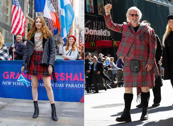 In past years, Scotland has been represented by the likes of Karen Gillan and Sir Billy Connolly at the Tartan Day Parade in New York City.