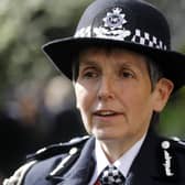 The head of London's Metropolitan Police, Cressida Dick, said she is resigning after a string of controversies that undermined public confidence in the force and prompted a falling out between her and the capital's mayor, Sadiq Khan (AP Photo/Frank Augstein, File).