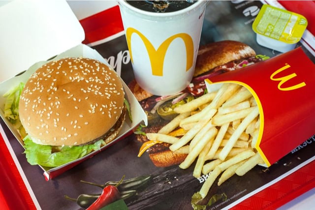 The popular fast-food chain proved to be the top choice in Scotland, ranking as the highest for overall spend.