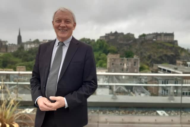 Phil Goff, High Commissioner fro New Zealand, on a visit to Edinburgh.